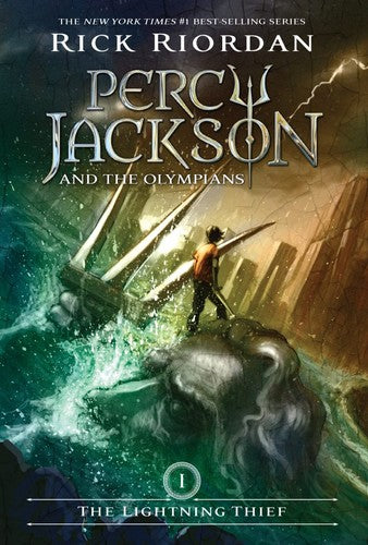 the-lightning-thief-by-rick-riordan-(paperback) cover image