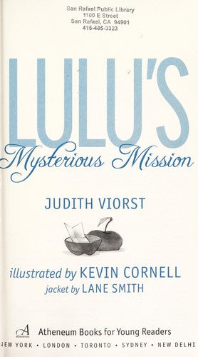 lulu's-mysterious-mission-by-judith-viorst-(hardcover) cover image