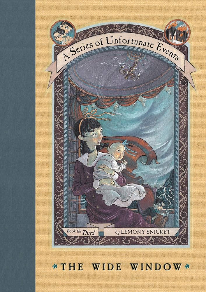 The Wide Window by Lemony Snicket (paperback)