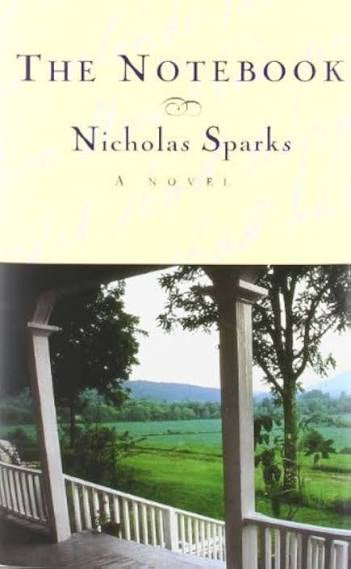 the notebook by Nicholas Sparks (hardcover)