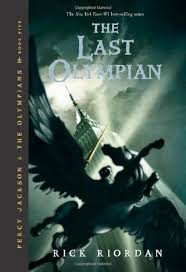 The last Olympian by Rick Riordan (paperback)