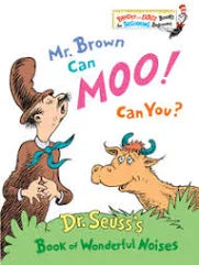 Mr. Brown can Moo can You b Dr. Seuss (hardcover)