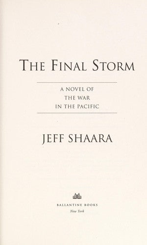 the-final-storm-by-jeff-shaara-(hardcover) cover image