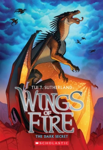 wings-of-fire-book-four:-the-dark-secret-by-tui-t.-sutherland-(paperback) cover image