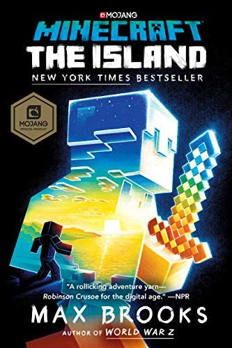 minecraft:-the-island:-an-official-minecraft-novel-by-max-brooks-(paperback) cover image