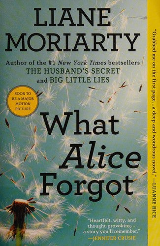 what-alice-forgot-by-liane-moriarty-(paperback) cover image