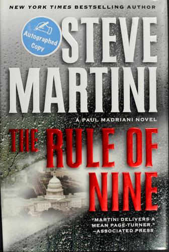 the-rule-of-nine-by-steve-martini-(hardcover) cover image