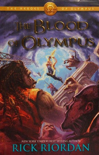 the-blood-of-olympus-by-rick-riordan-(hardcover) cover image
