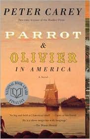 parrot-&-olivier-in-america-by-peter-carey-(paperback) cover image