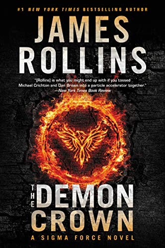 the-demon-crown-by-james-rollins-(paperback) cover image